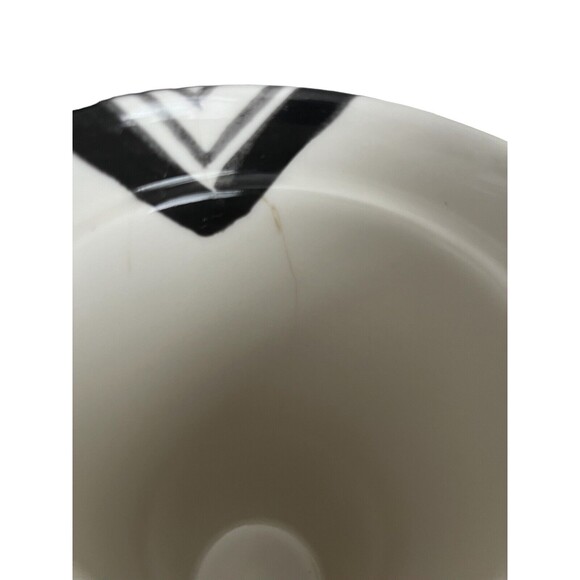 Starbucks Ceramic Tumbler Coffee Mug 2014 Green Dot Diamond 10 oz. Black Lid - Picture 7 of 7